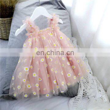 Baby Girls Dress Embroidery Flowers Summer Princess Dress