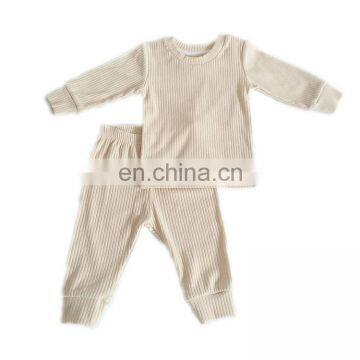 Wholesale Elastic Autumn Long Sleeve Baby Pyjama Set Organic Cotton Sleepsuit photo-2