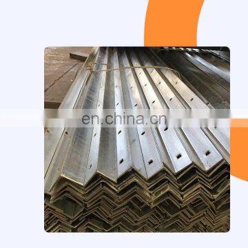 Standard length chrome steel angle iron manufacturers with holes