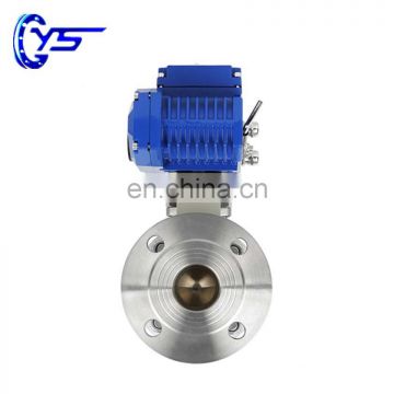 Full Bore Reduce Bore Floating Type Stainless Steel Body Electric Ball Valve With Actuator