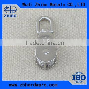 M25 25mm Swivel Stainless Steel 304 Wire Rope Single-sheaved Pulley