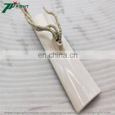 245*60mm Electric Heating Element Ceramic Heaters Plate With TC