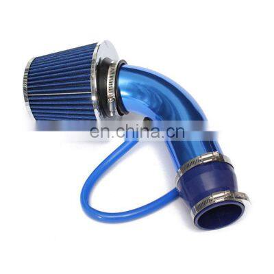 XT Car Universal 76mm/3inch Aluminum Cold Air Intake Filter Induction Pipe Hose System Kit