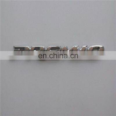 Customized Chrome Badge Auto 3D Lettering Decals Car Rear Emblem Sticker