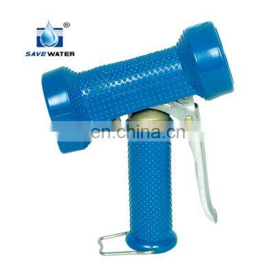 blue rubber cover water washdown gun heavy duty spray gun