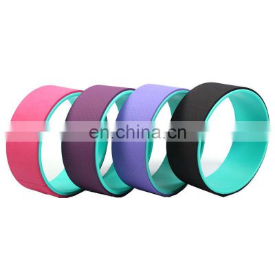 Hot Selling Yoga Wheel Yoga Ring Abdominal Wheel Roller High Quality Latex Resistance Bands PP inner TPE Wheel