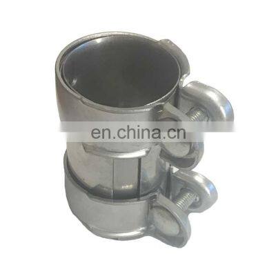 Diameter Bore Clamp on Connector Stainless Steel Exhaust Pipe Sleeve