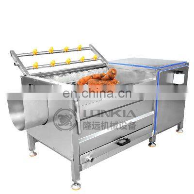 SUS 304 Ginger Potato Onion peeling machine from huagang machine factory price