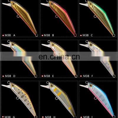 Fishing Artificial Lure 2g 3.8cm Mini Sinking Minnow Hard Plastic Bait Lure Pesca Bait photo-5