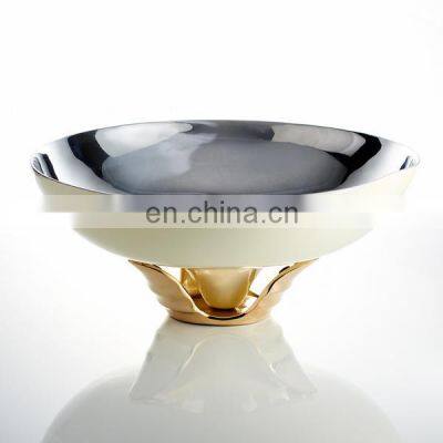 silver & gold fancy bowl