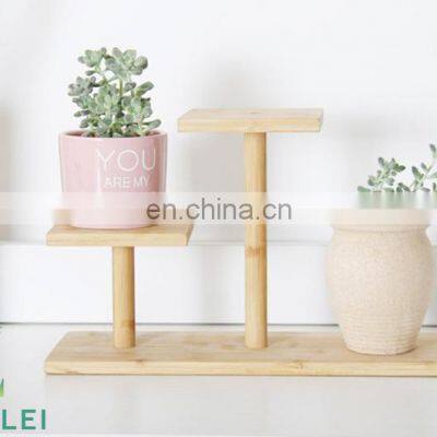 Bamboo Plants Shelf,Living Room or Office Desktop Mini Shelf photo-3