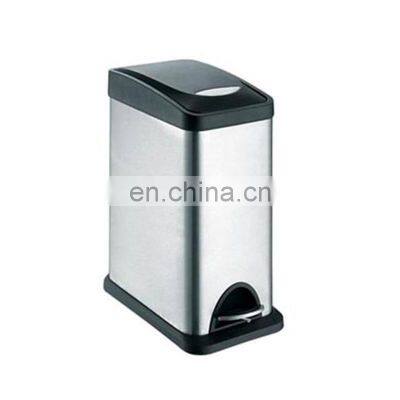 High Quality recycle stainless steel pedal trash can hot sale 40l recycle bin