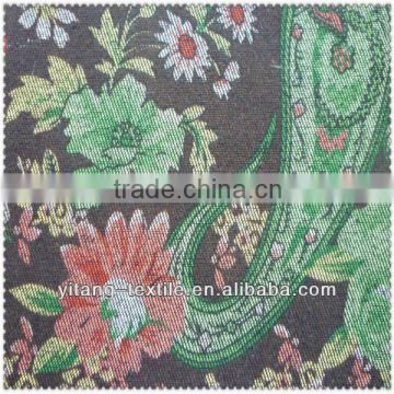 Low price and top quality denim printed fabric