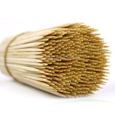 Hot selling Easily Cleaned BBQ Skewers Bamboo 40cm Kebab Sticks