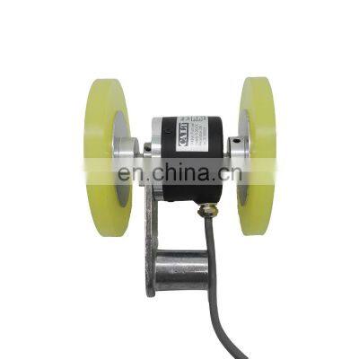 52mm outer diameter encoder with  double wheel meter counter length measuring sensor