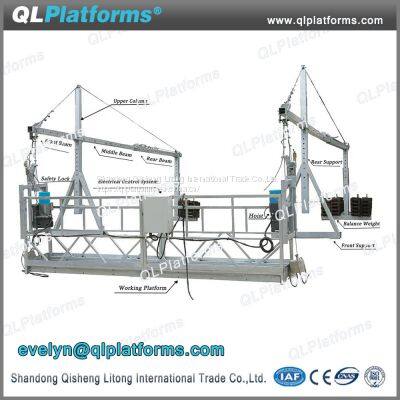 Zlp630 Hot-DIP Steel Suspended Platform of Construction Gondola for High Building Maintenance