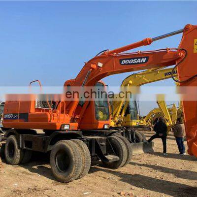 Perfect Working Condition Doosan Wheel Excavators in Stock Dh150 Dh150lc-7 photo-3