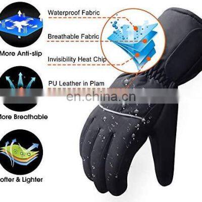 Manufacturers Waterproof Rechargeable Electric Heating Biker Ski Winter Warm Resistant Heated Gloves With Battery photo-5