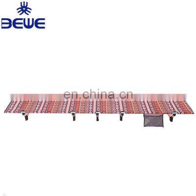 Folding Metal Bunk Cot Steel Frame Sleep Adjustable Foldable Portable Military Single Military Army Outdoor Camping Bed photo-2