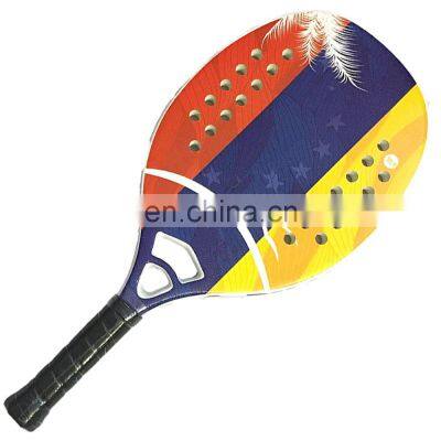 professional colorized custom carbon racket beach tennis