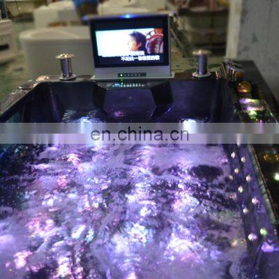2 Person Indoor Massage Black Color Bath Bathtub for Dubai