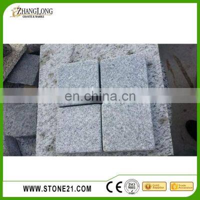 CE Certificate China Grey Granite Pavers Flamed