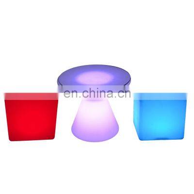 light up cube furniture remote control lighting 40cm cube chair