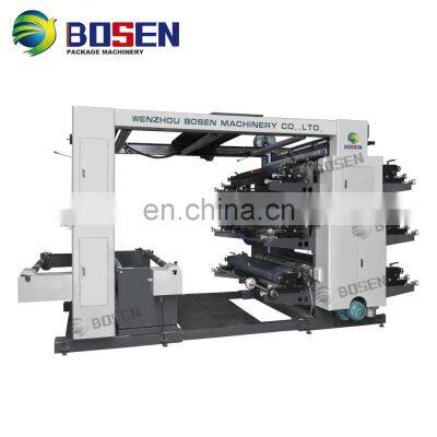BS-YT6 Six Color Plastic Flexo Printing Machine t Shirt Printing Machine photo-3