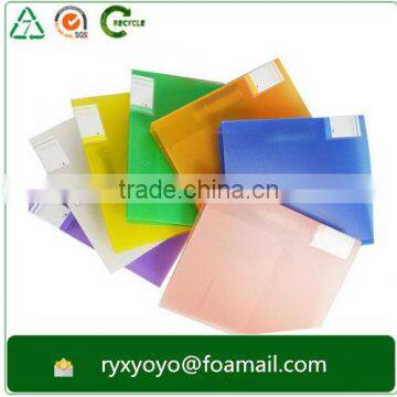 Office Stationary a4 Size pp Hard Plastic 2 D Metal Clip File Folder photo-6