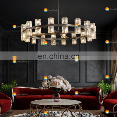 Hengzhi Modern K9 Crystal Lights ARCACHON LED ROUND CHANDELIER 36\