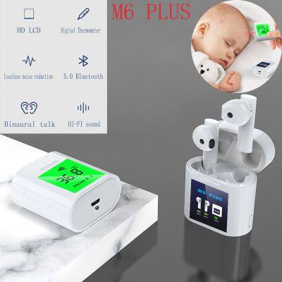 M6 PLUS TWS Bluetooh Earphones LED Display In-ear Wireless Earbuds photo-2