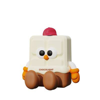 Children's Bedroom Battery Powered Indoor LED Lamp Children's Night Light Chocolate Small Lamp Led Night Light Lithium Battery photo-6