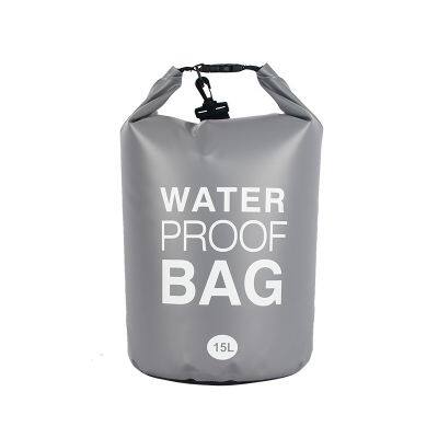 15L Outdoor Rolling-Top Waterproof Dry Tube Bag for Water Sports photo-4
