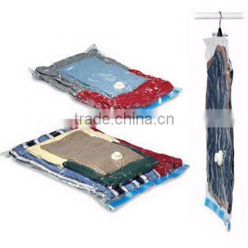 Plastic Vacuum Seal Storage Hanging Garment Bag for Home Storage