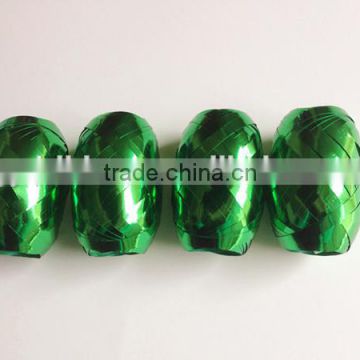 Matte Metallic Curling Ribbon Egg With Colorful Ribbon/green ribbons for making bows