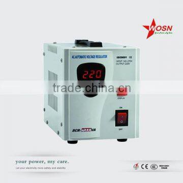New Design Single Phase SCR-2000VA Digital Display Automatic Voltage Regulator Supplier's Choice