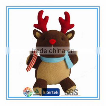 Plush Moose stuffed christmas decoration toy