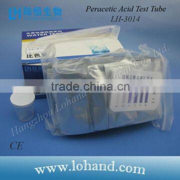 Hot sale lab 50 tests Peracetic Acid test tube