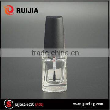 In stock! 7ml 10ml 11ml 13ml empty square custom nail polish bottle with brush wholesale