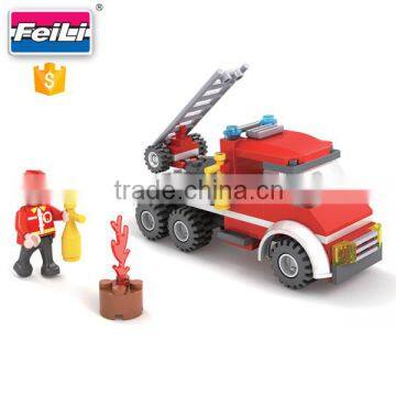 Cogo Toys Hot New 3 in 1 Fire Fighter Plastic Building Blocks Set photo-2