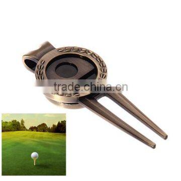 business gift high quality custom logo golf club metal golf divot 1626