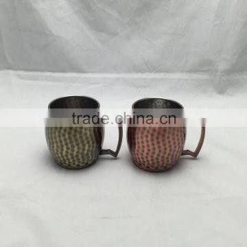 16OZ Hammered Copper Mugs Old Dutch Copper Hammered Moscow Mule Mug photo-3