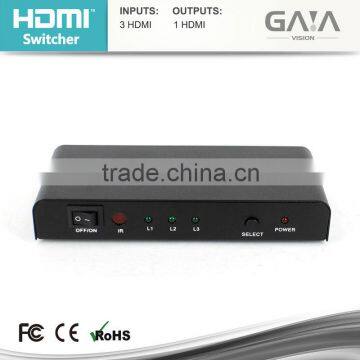 3x1 HDMI Switcher HUB Support 3D