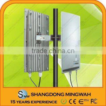 Long distance integrated uhf reader antenna for outdoor