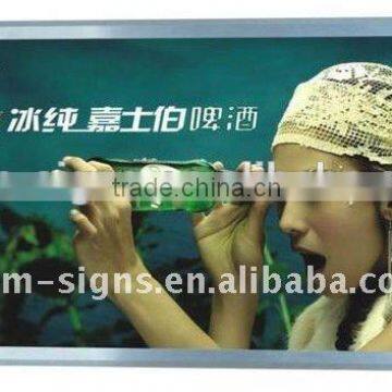 High quality:Outdoor large advertising billboard advertising banner frame, Backlit frame light box