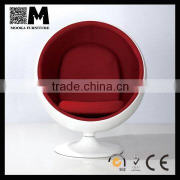 modern design furniture ball chair fiberglass chair