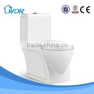 washdown or siphonic bathroom bowl Dual-flush floor mounted one piece wc toilet