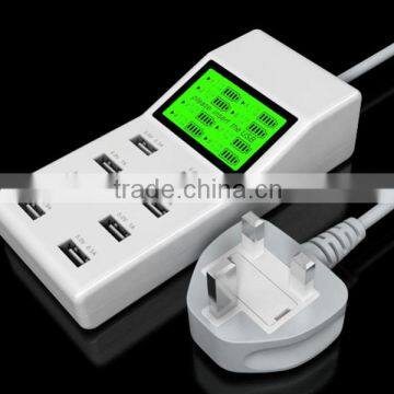 New Arrival Portable 8 Port USB Charger Multi Charger Smart Charging Dock USB for Ipad/Samsung/Iphone