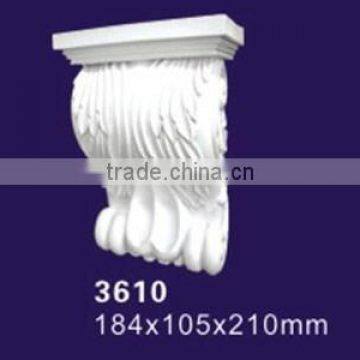 China suppier high quality polyurethane PU decoration factory direct sale kitchen valance corbel