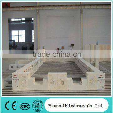 Fused cast Alumina lining Alpha-beta brick for Float Glass Furnace
